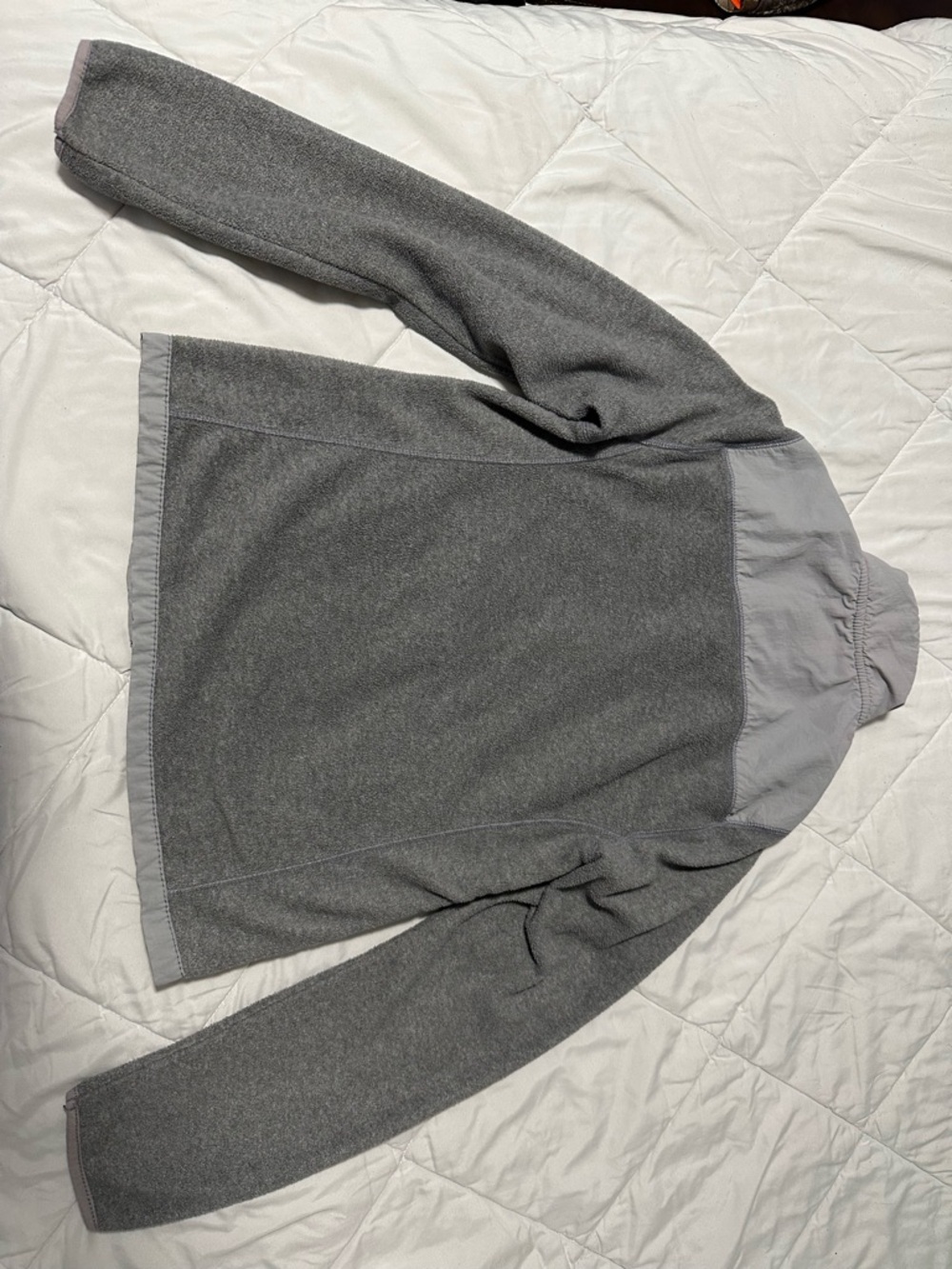 Aeropostale Women's Y2K Gray Zip-Up Fleeced Jacket